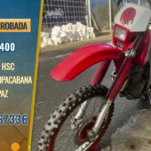 VEHÍCULOS ROBADOS: MOTOCICLETA HONDA XR 400 PLACA 4397 HSC