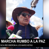 TERCER DÍA DE MARCHA “PARA SALVAR LA PATRIA” ENCABEZADA POR EVO MORALES