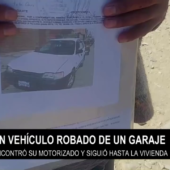 ENCONTRÓ A SU VEHÍCULO, LO SIGUIÓ E HIZO VIGILIA EN UN GARAJE