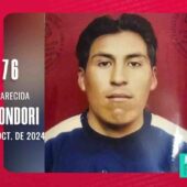 PERSONA DESAPARECIDA: RONALD CONDORI, 34 AÑOS.