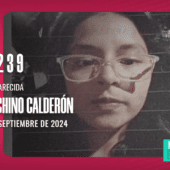 PERSONA DESAPARECIDA: ANGÉLICA CHINO CALDERÓN, 14 AÑOS.