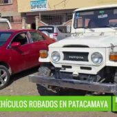 🚔 7 VEHÍCULOS ROBADOS A NIVEL INTERNACIONAL FUERON HALLADOS EN GARAJES DE PATACAMAYA.