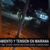 NUEVOS ENFRENTAMIENTOS SE REGISTRAN EN MAIRANA ENTRE POLICÍA Y BLOQUEADORES.