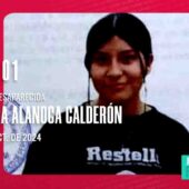 ADOLESCENTE DESAPARECIDA: ALEJANDRA ALANOCA CALDERÓN, 17 AÑOS.