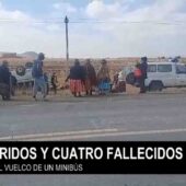 UNA DE LAS LLANTAS EXPLOTÓ Y PROVOCÓ ACCIDENTE EN CARRETERA LA PAZ – LAJA.