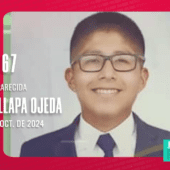 PERSONA DESAPARECIDA: CÉSAR LUIS CALLAPA OJEDA, 20 AÑOS.