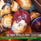 SE ULTIMAN DETALLES PARA LA FERIA DE TODOS SANTOS EN VILLA ADELA.