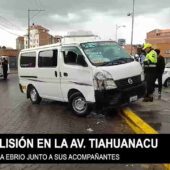 CHOFER EBRIO PROVOCA ACCIDENTE Y DEJA CUATRO PERSONAS HERIDAS.