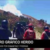 BLOQUEADORES LANZARON PIEDRAS CONTRA CENTROS DE SALUD, AFIRMA MINISTRA.