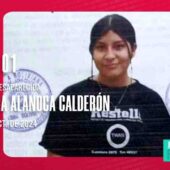 ADOLESCENTE DESAPARECIDA: ALEJANDRA ALANOCA CALDERÓN, 17 AÑOS.