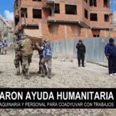 1,7 TONELADAS DE AYUDA HUMANITARIA SE ENTREGARON A FAMILIAS DAMNIFICADAS DE BAJO LLOJETA.