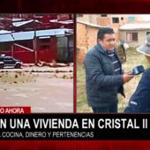 ROBARON VARIAS PERTENENCIAS Y ROMPIERON VIDRIOS EN UNA VIVIENDA DE LA ZONA CRISTAL II, EL ALTO.