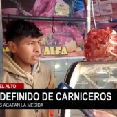 CARNICEROS ACATARÁN PARO TRAS ACABAR VENTA DE TODA LA CARNE EN SUS NEGOCIOS.