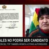 TCP CONFIRMA QUE EVO MORALES NO PODRÁ SER CANDIDATO A LA PRESIDENCIA.