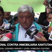 ALCALDE ARIAS PRESENTA DENUNCIA CONTRA INMOBILIARIA TRS CAÍDA DE MAZAMORRA EN BAJO LLOJETA.