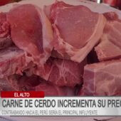 Escasez de diésel y contrabando afectan el precio de la carne de cerdo en El Alto