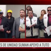 Seguidores de Samuel Doria Medina expresan apoyo al binomio de Jorge Tuto Quiroga