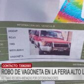 Delincuentes se llevan vagoneta en plena feria de Alto Lima, denuncian vecinos