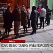 Recuperan motocicleta robada en Tarija y hallan paquete con sustancias ilegales