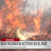 Incendios forestales persisten en Santa Cruz y generan alarma nacional
