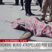 Hombre en aparente estado de ebriedad muere tras ser atropellado
