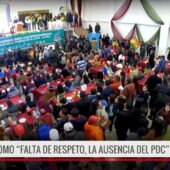 Whipalas Insurgentes señalan ingratitud de Paz y Lara por no asistir al evento