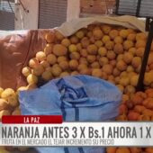 Escasez de diésel provoca alza en el precio de la fruta en el mercado El Tejar
