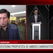 “Los vicepresidentes fueron más honestos, de cambiar la constitución y vender el país”, asegura senador del MAS, Félix Ajpi.