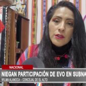 Wilma Alanoca afirma que Evo Morales no será candidato en las elecciones subnacionales de 2026