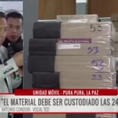 Implementan tres medidas de seguridad para entrega de material electoral rumbo al balotaje