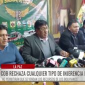 COB se declara en emergencia y rechaza cambios a la Constitución