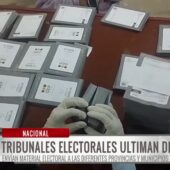 Últimos preparativos para la segunda vuelta: TED distribuye material electoral a provincias y municipios