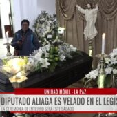 Familiares despiden al diputado Gustavo Aliaga destacando su integridad y profesionalismo