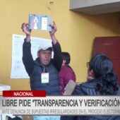 Libre solicita al TSE verificación de actas tras denuncias de irregularidades electorales