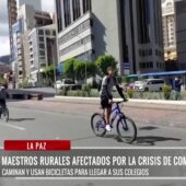 Maestros rurales buscan alternativas ante la crisis de combustible en zonas alejadas