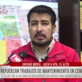 Inician trabajos de mantenimiento en los tres cementerios municipales de El Alto