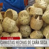Doña Eduarda mantiene viva la tradición de Todos Santos con sus canastas artesanales
