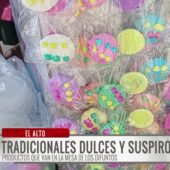 Comerciantes alteños ofrecen dulces tradicionales y suspiros para Todos Santos