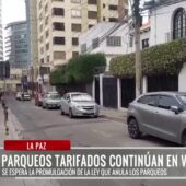 Concejo Municipal de La Paz tiene 10 días para anular los parqueos tarifados, advierte concejal Pérez