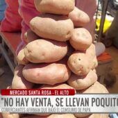 Sube el precio de la papa y baja el consumo por la escasez de diésel en El Alto