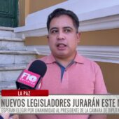 Sesión preparatoria en La Paz definirá presidencia de Diputados