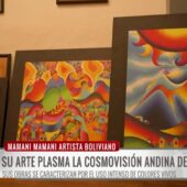 Mamani Mamani interpreta la relación con la Pachamama a través del arte