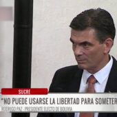 Rodrigo Paz manifestó que la libertad tiene límites y no debe usarse para someter al país