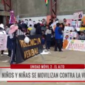 Estudiantes de la U.E. Integración condenan cualquier tipo de violencia