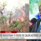 Senamhi advierte sobre 71 focos de calor activos y alerta por vientos fuertes en Santa Cruz