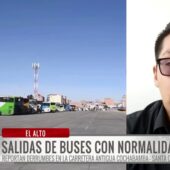 Viajes interdepartamentales se normalizan tras derrumbes en carretera de El Alto