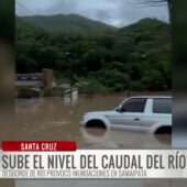 Crecida del río Piraí bloquea tránsito en carreteras de Santa Cruz