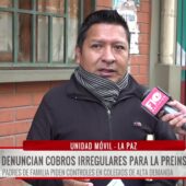 Denuncian cobros de hasta Bs 10.000 por preinscripción en colegios de La Paz