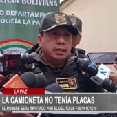 Vehículo sin placas provoca incidentes en La Paz: pobladores queman motorizado donde subió joven