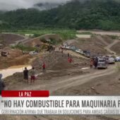 Gobernación de La Paz solicita combustible para atender caída de plataformas en los Yungas